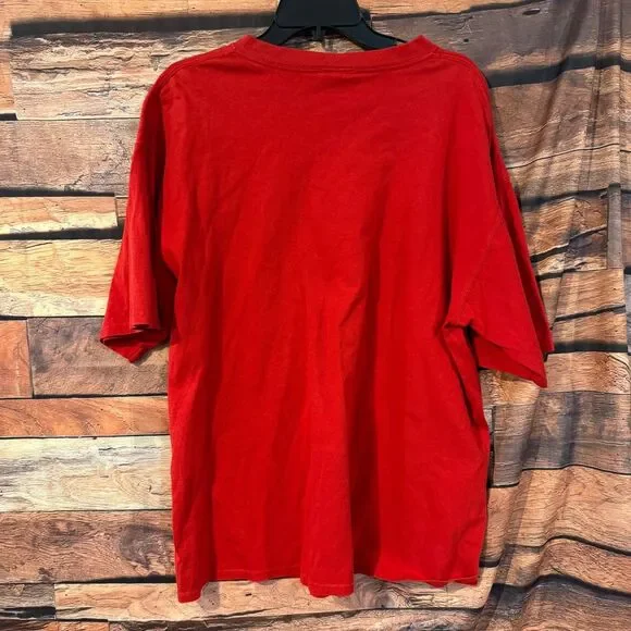 CSA T-Shirt Men's Red XL Texas Rangers Baseball 100% Cotton Fan Tee - Picture 5 of 7